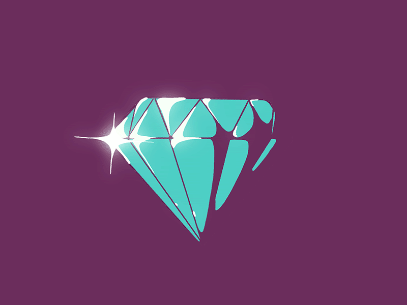 Diamonds 2d animation bling diamond fx gif loop shiny twinkle