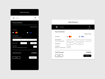 DailyUI002 - Credit Card Checkout dailyui design ui