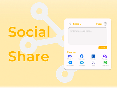 #DailyUI010 - Social Share