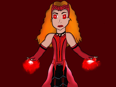 Scarlet Witch fanart illustration marvel scarletwitch