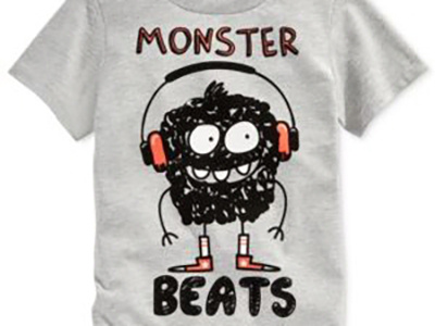 Monster Beats apparel children childrenswear monster tshirt