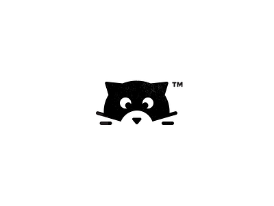 cotano cat concentration contacts face head logo logomark logotype sign whiskers