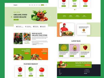 Organic website delivery website design design inspiration ecommerce website design ui inspiration uiux design user interface user interface design website design