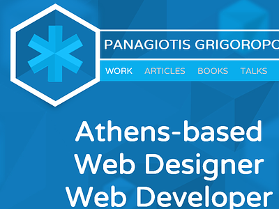 Personal Website Redesign parallax personal redesign