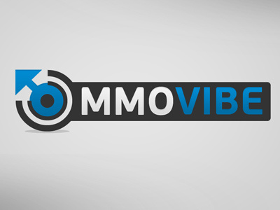 MMOvibe logo design logo mmo rpg website