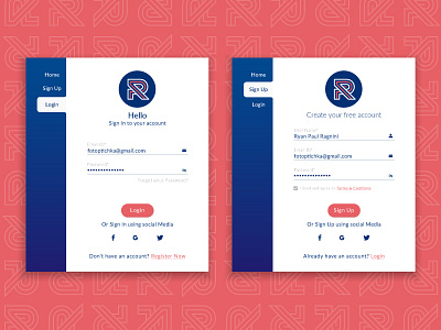 Daily Ui 001 Sign Up Form