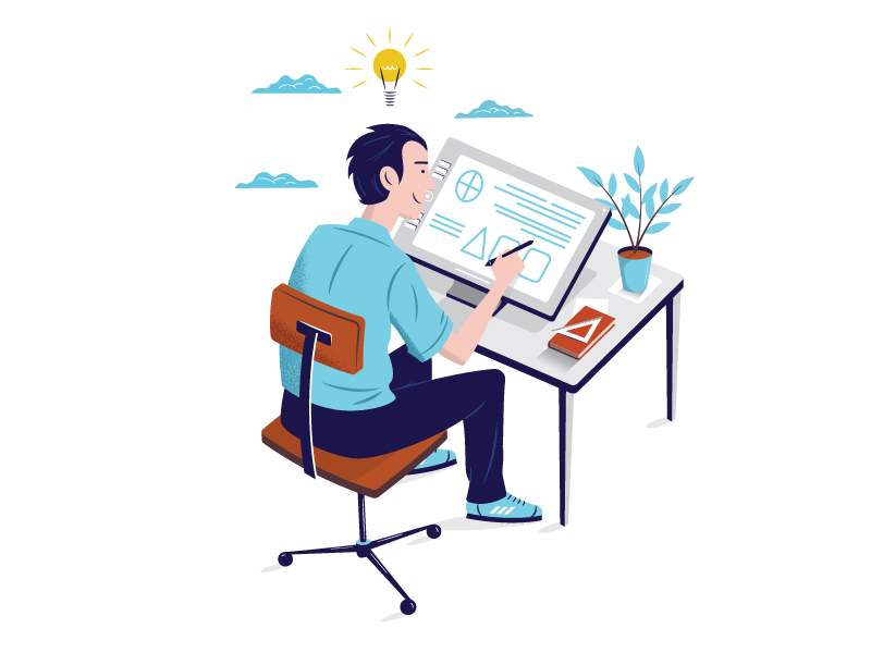 Working At My Desk By Ryan Ragnini On Dribbble