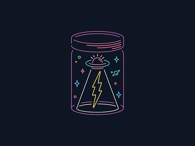 UFO in a jar