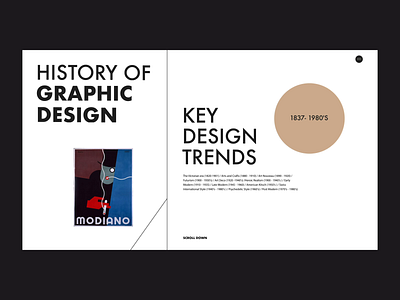 History of graphic design after effects animation home minimalistic motion page preloader typography ui ux web