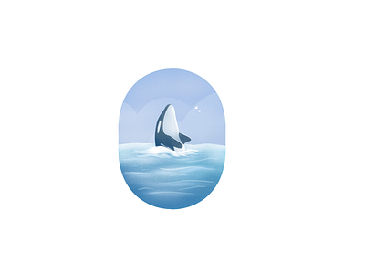 Orca (Killer Whale)_36daysoftype 2d 36daysoftype art creative design icon illustration logo minimal orca type typography whale