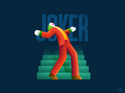 Joker 2019 art character dance drawing illustraion illustrator joker minimal movie poster procreate ui