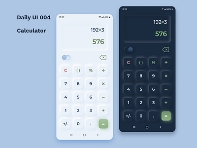 Daily UI 004 - Calculator