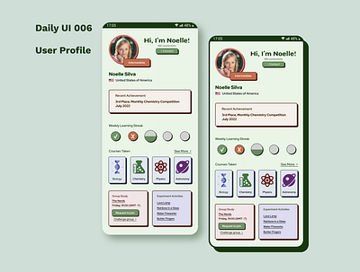 Daily UI 006 - User Profile dailyui design neubrutalism ui uidesign userexperience userinterface ux uxdesign