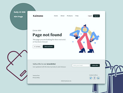 Daily UI 008 - 404 Page 404page dailyui design error404 ui uidesign userexperience userinterface ux uxdesign