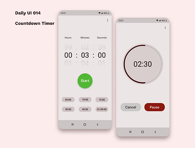 Daily UI 014 - Countdown Timer countdowntimer dailyui design ui uidesign userexperience userinterface ux uxdesign