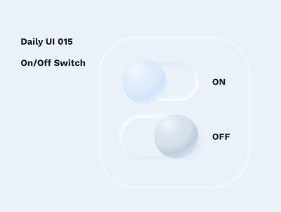 Daily UI 015 - On/Off Switch dailyui design ui uidesign userexperience userinterface userinterfacedesign ux uxdesign