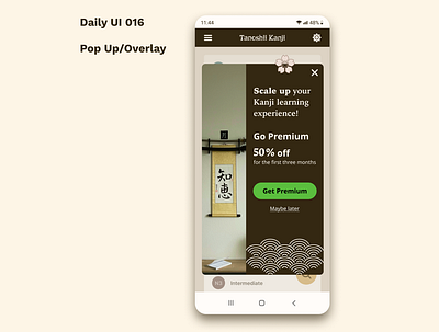 Daily UI 016 - Pop Up/Overlay dailyui design ui uidesign userexperience userinterface userinterfacedesign ux uxdesign
