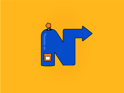 N is for nos (need for speed saga) 36daysoftype design digital geometric graphic illustration lettering minimal needforspeed nos typography vector