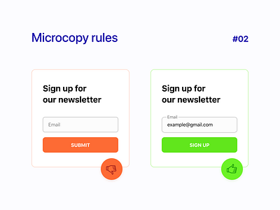 Microcopy rules #02 accessibility microcopy ux ux writing writing