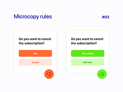 Microcopy rules #03