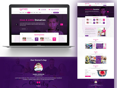 Charity Website Landing Page charitable charity crisis donate donation donor education help helping men