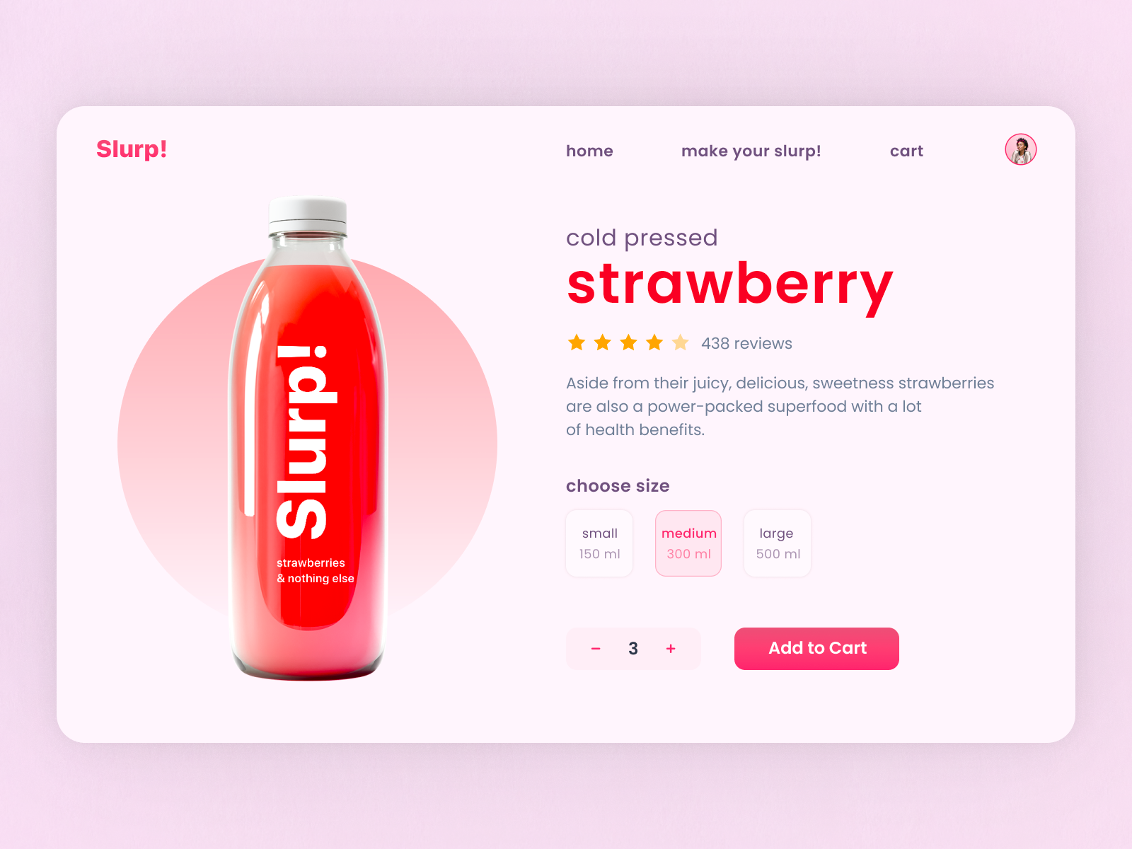 Slurp! Juice Product Page UI Design By Sanketh Sampara On Dribbble