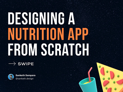 Nutrition App Design - Behind the Scenes