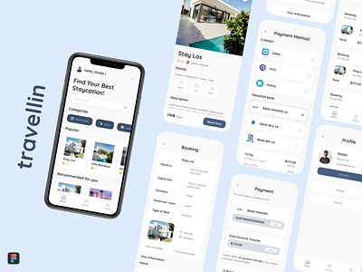 Hotel Booking App app design mobile ui