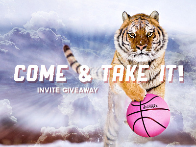 Dribbble Tiger - Invite Giveaway!