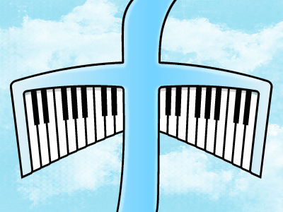 Flyby Music brand illustrator logo