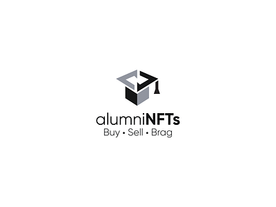 NFT combination mark logo alumni crypto nft token trading university