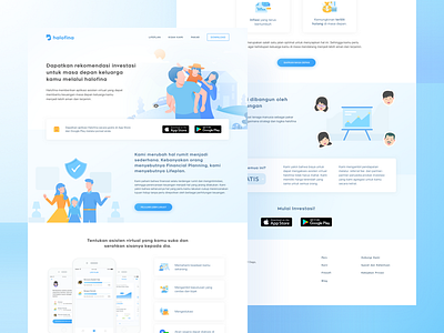 Halofina Landing Page