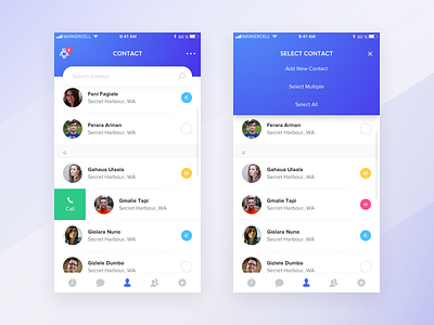 Contact Management App by Afif ⚡️ Bimantara for Agensip UI UX Agency on ...