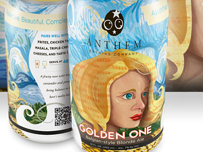 Anthem Brewing Uroboros Golden One @radfive ale blake n. behrens blonde craft beer girl oklahoma starry nightish