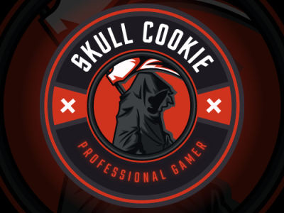 SKULL COOKIE branding graphic design logo