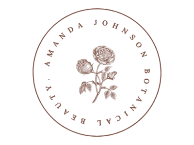 AMANDA JONES graphic design logo