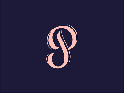 P for Pastoral branding letter lettering p typography