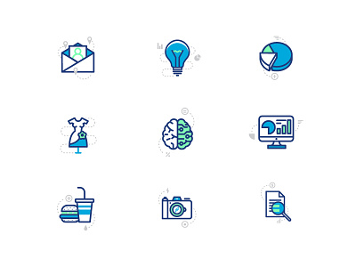 Wizer Icons branding design digital icon icons rebranding startup