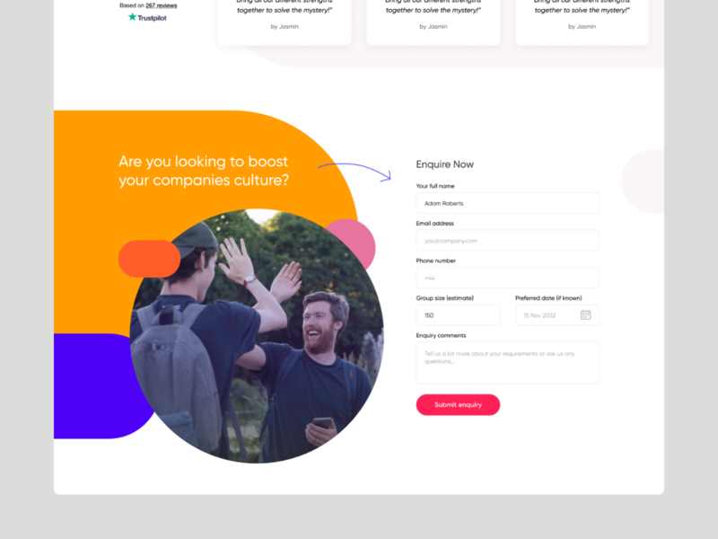 Onigo Homepage CTA branding concept ui ux web