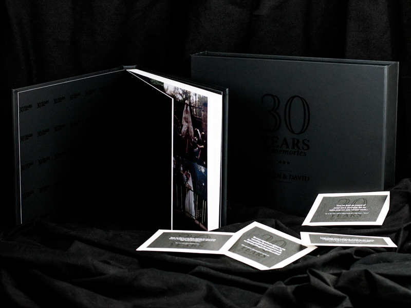 30 Years of Memories album anniversary book memories present