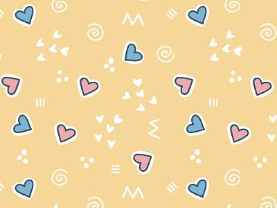 Cute childish seamless pattern