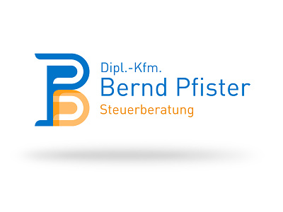 Bernd Pfister Logo branding design dribbble grid illustration logo monogram vector