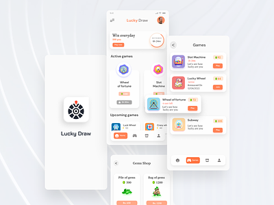 Lucky Wheel App Design