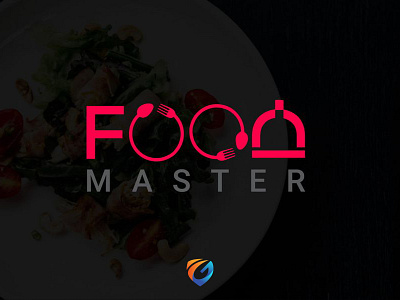 Food Master logo logo design typography