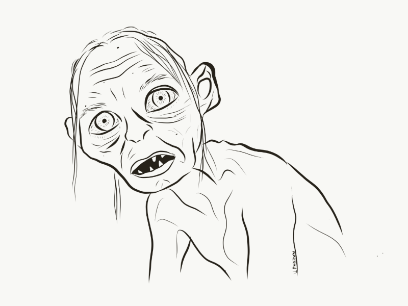 Inktober - Precious inktober 2018 precious ipad line art illustration sketch inktober