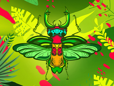 insect 02 colorful colors illustration insect