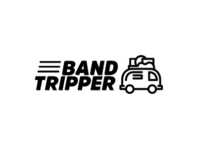 WIP band branding fun logo logotype music travel visual identity