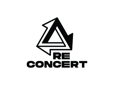 Logo Reconcert 01 branding design graphic design logo logotype music recicle vector