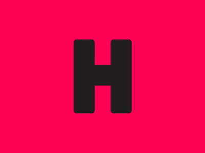 H test colorful gif graphic design letter