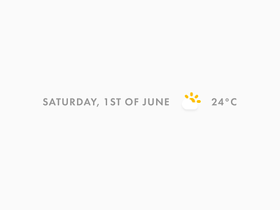 Day Information cloud date temperature weather